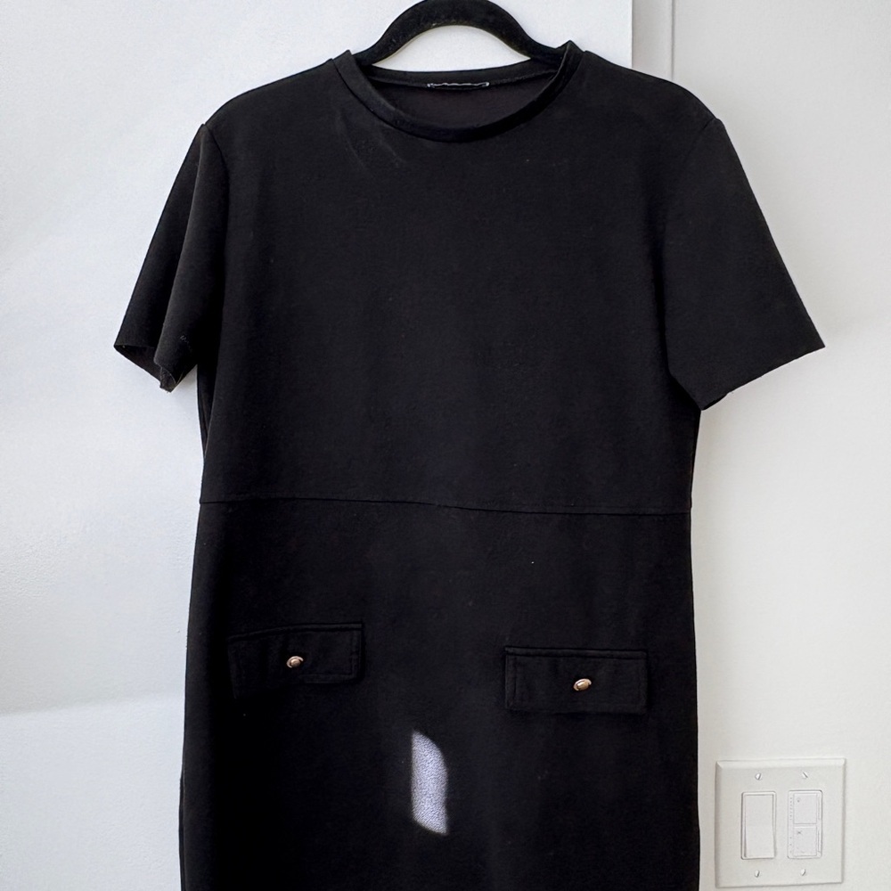 Zara mini dress with faux pockets - Picture 2 of 5